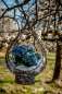 Preview: Filigrane Blumenampel Fronda groß ca. 65 cm - Gartendekoration